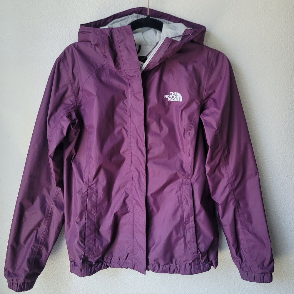 The North Face Dry Vent Hooded Rain Jacket Size XSmall In Pamplona Purple